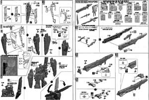 MG MSZ-006-3B Zeta Gundam III B Type Gray Zeta Construction Manual & Color Guide