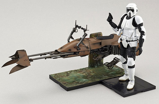 1/12 Scout Trooper & Speeder Bike Construction Manual & Color Guide