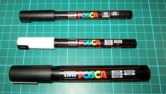 Gundam Marker Alternative - Uni Posca