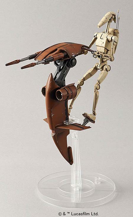 bandai battle droid model kit