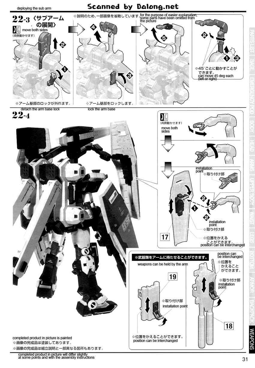 Mg Full Armor Gundam Gundam Thunderbolt Ver Ka English Manual Color Guide Mech9 Com Anime And Mecha Review Site Shop Reviews Model Kits Collectibles Toys And More