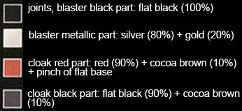 1/12 Captain Phasma Construction Manual & Color Guide