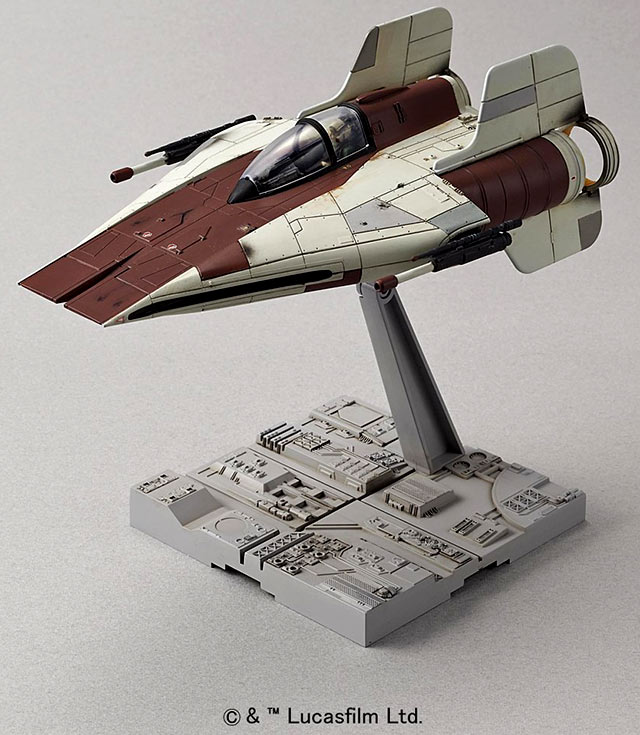 1/72 A-Wing Star Fighter English Color Guide