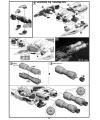 HG Gundam Barbatos & Long Distance Transport Booster Kutan Type-III English Manual & Color Guide