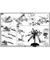 1/72 VF-31S Siegfried Arrad Version English Manual & Color Guide Bandai Macross Delta