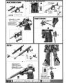 HG Zaku I (The Origin) English Manual & Color Guide (Denim/Slender version) 1/144 High Grade Bandai