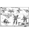 1/72 Draken III (Keith Aero Windermere Use) English Manual & Color Guide Macross Delta Bandai