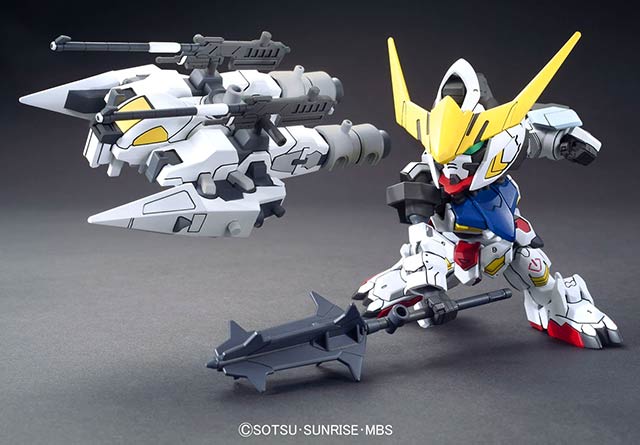SD Gundam Barbatos DX English Manual & Color Guide Bandai BB Super Deformed