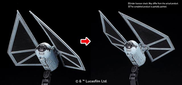 1/144 U-Wing Fighter & Tie Striker English Color Guide & Paint Conversion Bandai Star Wars Paint Conversion