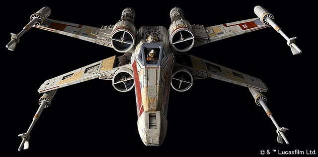 1/72 & 1/144 Red Squadron X-Wing Starfighter English Color Guide & Paint Conversion Star Wars Bandai
