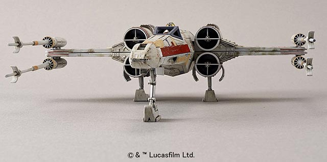 1/72 & 1/144 Red Squadron X-Wing Starfighter English Color Guide & Paint Conversion Star Wars Bandai