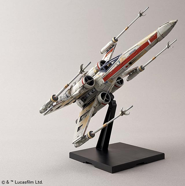 1/72 & 1/144 Red Squadron X-Wing Starfighter English Color Guide & Paint Conversion Star Wars Bandai