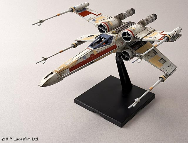 1/72 & 1/144 Red Squadron X-Wing Starfighter English Color Guide & Paint Conversion Star Wars Bandai