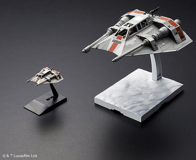 1/48 & 1/144 Snowspeeder Star Wars Bandai Color Guide & Paint Conversion Translation