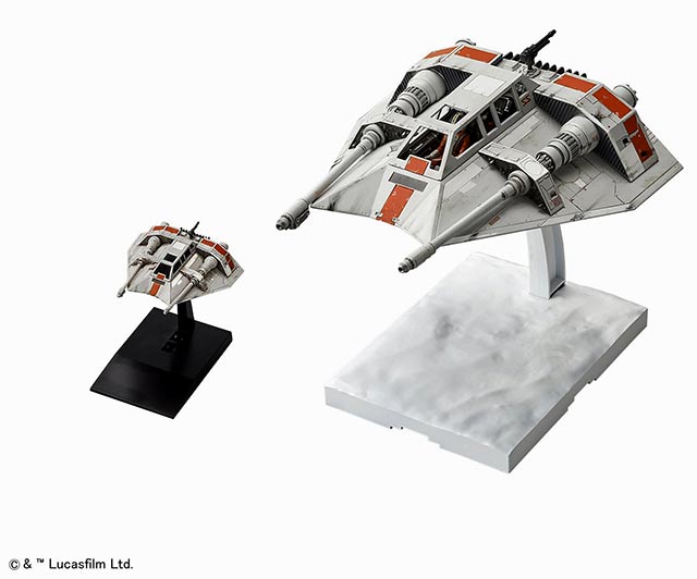 1/48 & 1/144 Snowspeeder Star Wars Bandai Color Guide & Paint Conversion Translation