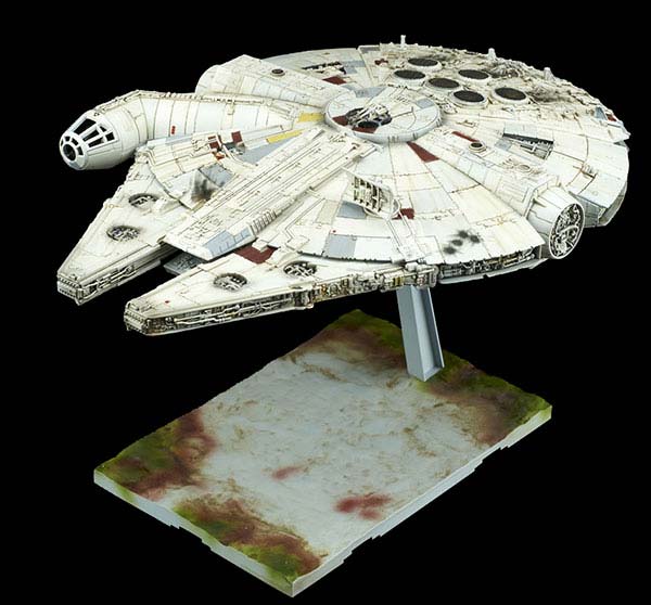 Bandai 1/144 Millennium Falcon Star Wars: The Last Jedi English Color Guide & Paint Conversion Chart