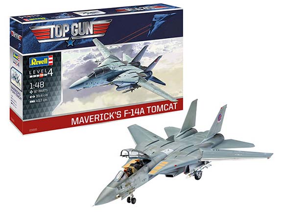 Revell 1/48 Maverick's F-14A Tomcat 'Top Gun' (03865) Color Guide