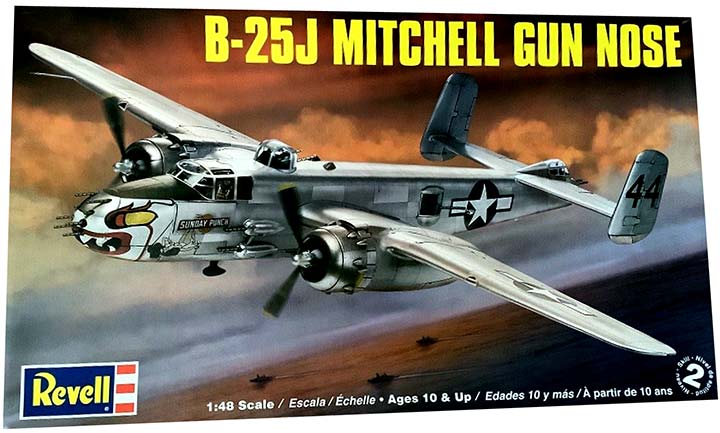 Revell 1/48 B-25J Mitchell Gun Nose (85-5528) - Mech9.com | Scale