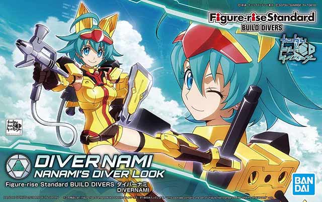 Bandai DIVER NAMI FIGURE-RISE STANDARD Color Guide & Paint Conversion Chart