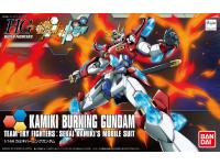 bandai tamashii nations hgbf 1/144 kamiki burning gundam "gundam build fighters" action figure