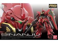 Bandai RG 1/144 Sinanju English Manual  Color Guide
