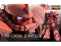 Bandai RG 1/144 MS-06S Zaku II English Manual  Color Guide