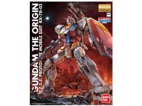 Bandai 1/100 MG RX-78-02 Gundam The Origin  English Manual, Color Guide  Paint Conversion Chart