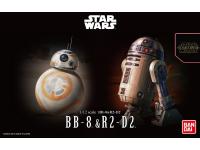 Bandai 1/12 BB-8 and R2-D2 English Manual  Color Guide