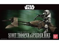 Bandai 1/12 Scout Trooper  Speeder Bike English Manual  Color Guide
