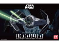Bandai 1/72 Tie Advanced x1 English Manual  Color Guide