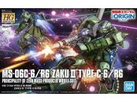 Bandai HG 1/144 MS-06C-6 Zaku II Type C-6/R6 Color Guide  Paint Conversion Chart