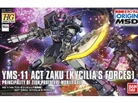 Bandai HG 1/144 YMS-11 Act Zaku (Kycilia's Forces) Color Guide  Paint Conversion Chart
