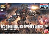 Bandai HG 1/144 RX-78-01[N] Gundam Local Type (North American Type) English Color Guide  Paint Conversion Chart