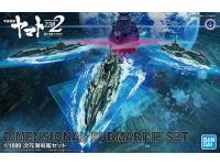 1/1000 Dimensional Submarine Set English Color Guide  Paint Conversion Chart