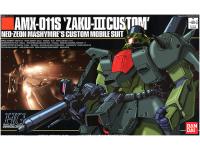 Bandai HG 1/144 AMX-011S Zaku-III Custom English Color Guide  Paint Conversion Chart