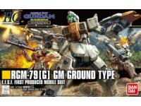 Bandai HG 1/144 RGM-79[G] GM Ground Type English Color Guide  Paint Conversion Chart