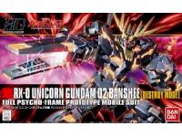 Bandai HG 1/144 RX-0 Unicorn Gundam 02 Banshee (Destroy Mode) English Manual  Color Guide