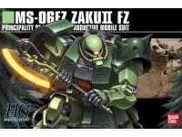 Bandai HG 1/144 MS-06FZ Zaku II FZ English Manual  Color Guide