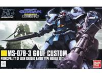 Bandai HG 1/144 Gouf Custom English Manual  Color Guide