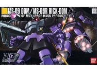 Bandai HG 1/144 MS-09/MS-09R Dom/Rick Dom Color Guide  Paint Conversion Chart
