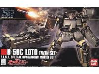 Bandai HG 1/144 D-50C Loto Twin Set English Manual and Color Guide
