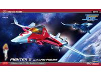 Hasegawa 1/72 Fighter 2 w/ Alfin Figure (64775) English Color Guide  Paint Conversion Chart