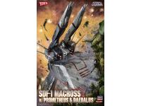 Hasegawa 1/4000 SDF-1 MACROSS w/ PROMETHEUS  DAEDALUS (65841) English Color Guide  Paint Conversion Chart