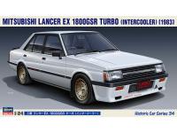 Hasegawa 1/24 Mitsubishi Lancer EX 1800GSR Turbo (Intercooler)(1983) (HC34) English Color Guide  Paint Conversion Chart