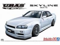 Aoshima 1/24 URAS ER34 SKYLINE TYPE-R '01 (NISSAN) (4905083-055342) English Color Guide  Paint Conversion Chart