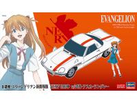 Hasegawa 1/24 Evangelion NERV Official Business Coupe w/ Shikinami Asuka Langley (SP459) English Color Guide  Paint Conversion Chart