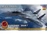 Hasegawa 1/72 F-15C EAGLE ACE COMBAT 'GALM 1' (SP330) English Color Guide  Paint Conversion Chart