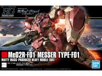 Bandai HG 1/144 Me02R-F01 Messer Type-F01 Color Guide Paint Conversion Chart Bandai HG 1/144 Me02R-F01 Messer Type-F01 Color Guide Paint Conversion Chart