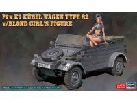 Hasegawa 1/24 Pkw.K1 Kubel Wagen Type 82 w/ Blond Girl's Figure (SP453) English Color Guide  Paint Conversion Chart