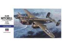 hasegawa 1/72 b-25h mitchell (us army air force bomber) (e17) 